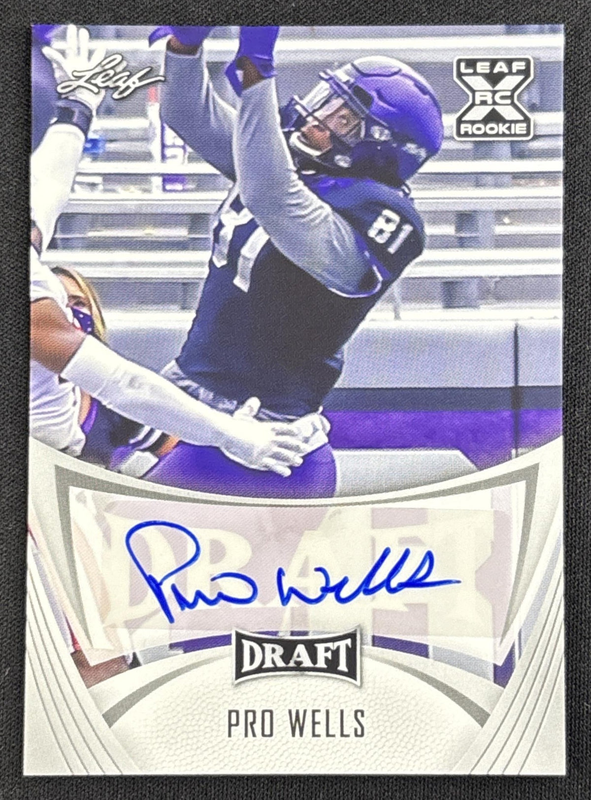 Pro Wells 2021 Leaf Draft Auto Horned Frogs