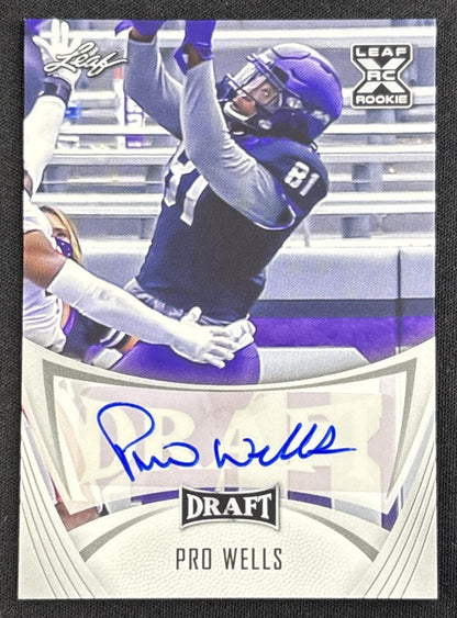 Pro Wells 2021 Leaf Draft Auto Horned Frogs