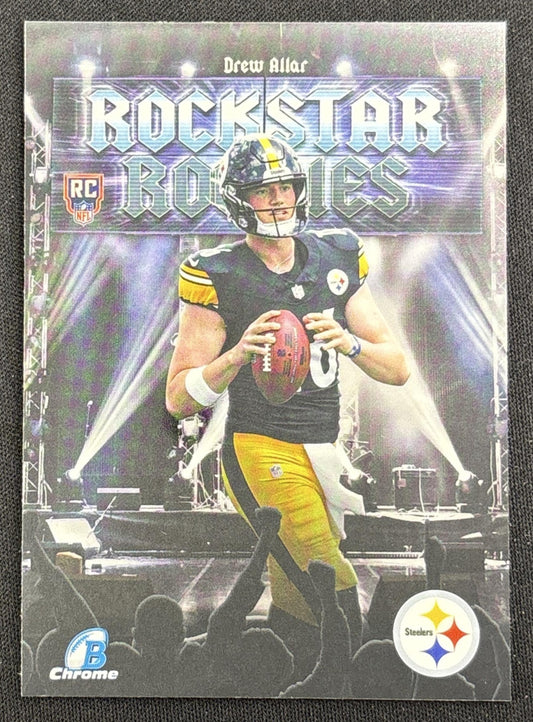 Drew Allar 2026 Bowman Rockstar Rookies Chrome Steelers
