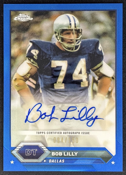 Bob Lilly 2024 Topps Composite Auto /150 Cowboys front
