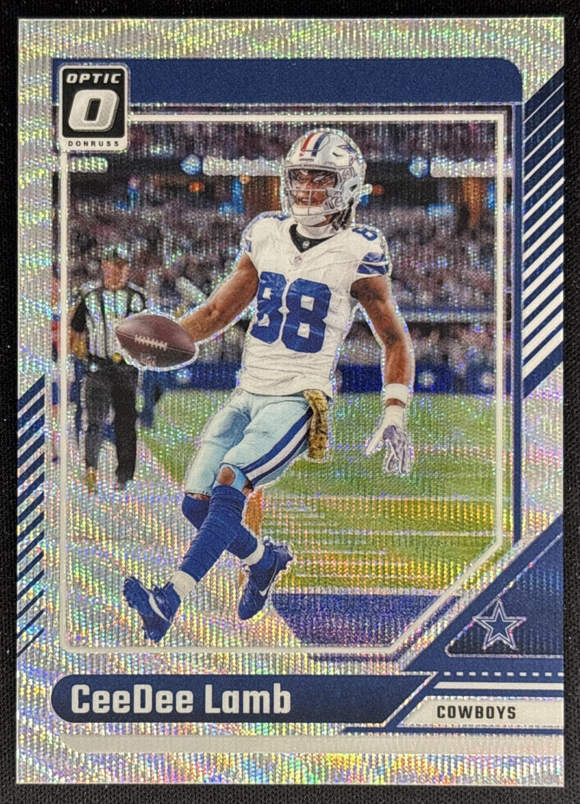 CeeDee Lamb 2024 Panini Donruss Optic Wave /300 Cowboys front