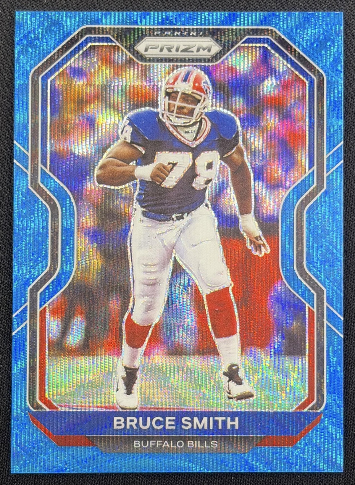 Bruce Smith 2020 Panini Prizm Blue Wave /199 Bills