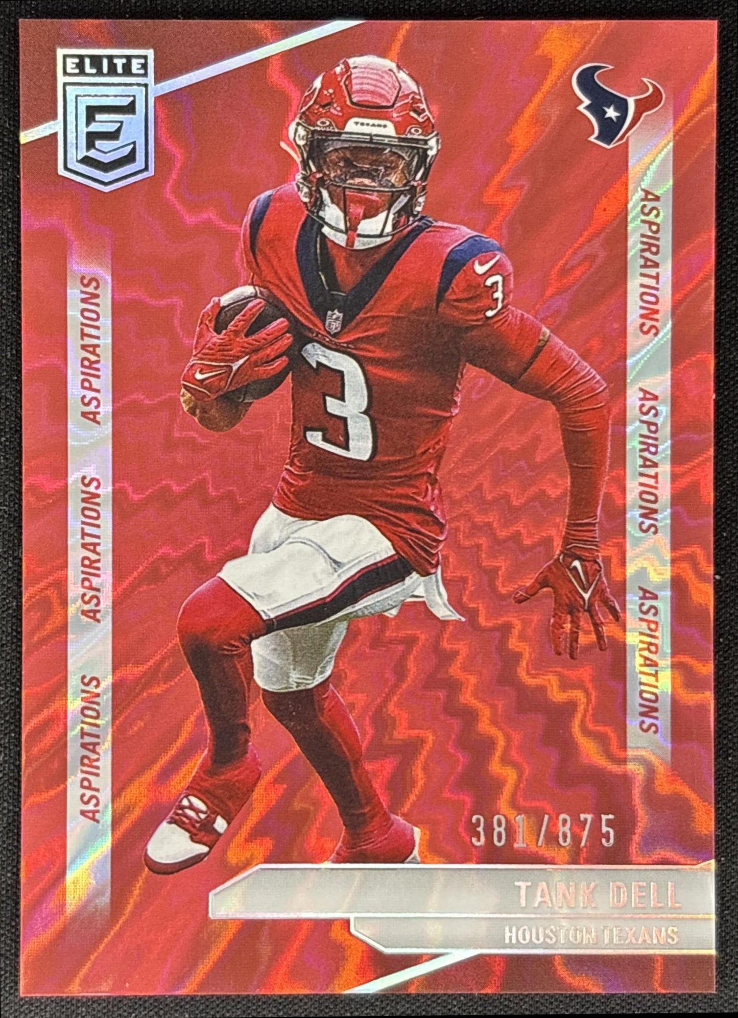 Tank Dell 2024 Panini Donruss Elite Aspirations Shimmer /875 Texans