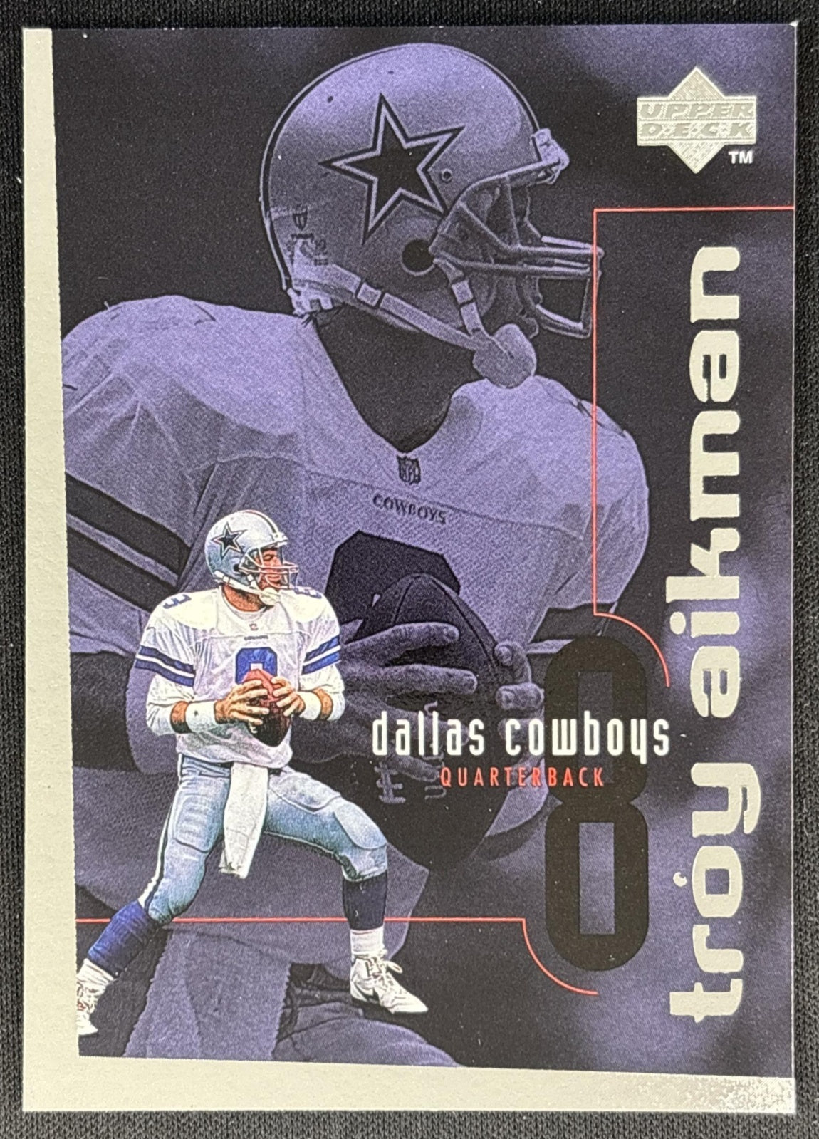 Troy Aikman 1998 Upper Deck Encore Cowboys Sports Trading Cards