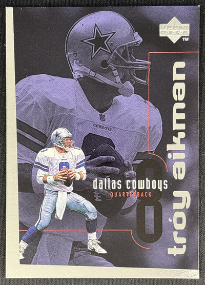 Troy Aikman 1998 Upper Deck Encore Cowboys Sports Trading Cards