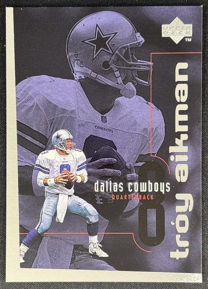 Troy Aikman 1998 Upper Deck Encore Cowboys Sports Trading Cards