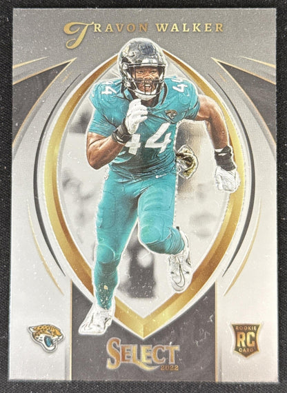 Travon Walker 2022 Panini Select Certified Rookies Jaguars Default Title Sports Trading Card