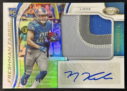 T.J. Hockenson 2019 Panini Certified /499 Lions Front
