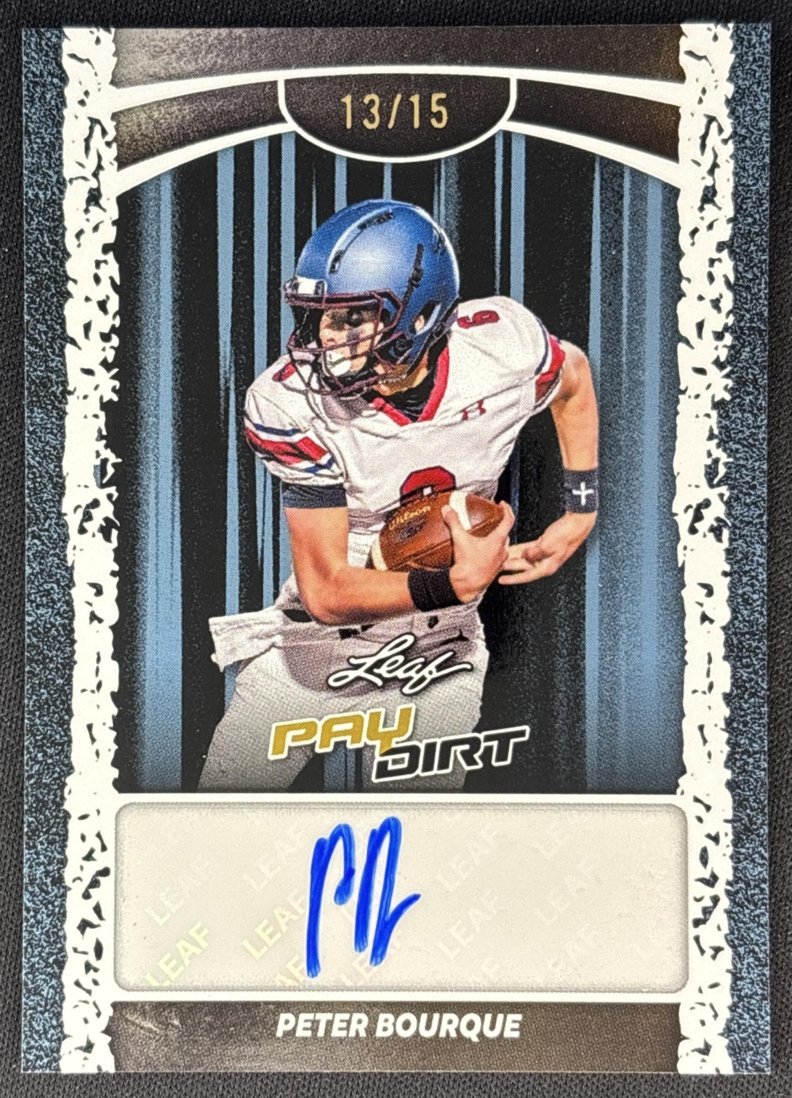 Peter Bourque 2026 Leaf Paydirt Auto Platinum /15