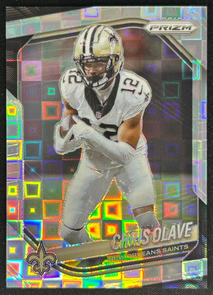 Chris Olave 2025 Panini Prizm Pandora /400 Saints Sports Trading Cards