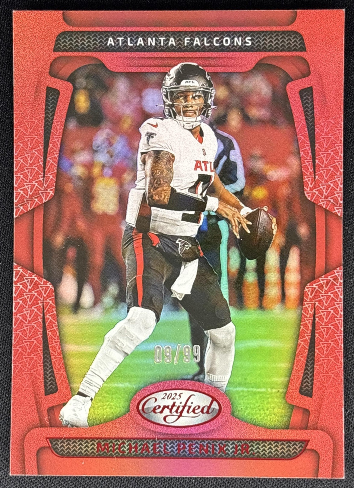 Michael Penix Jr. 2025 Panini Certified Mirror Red /99