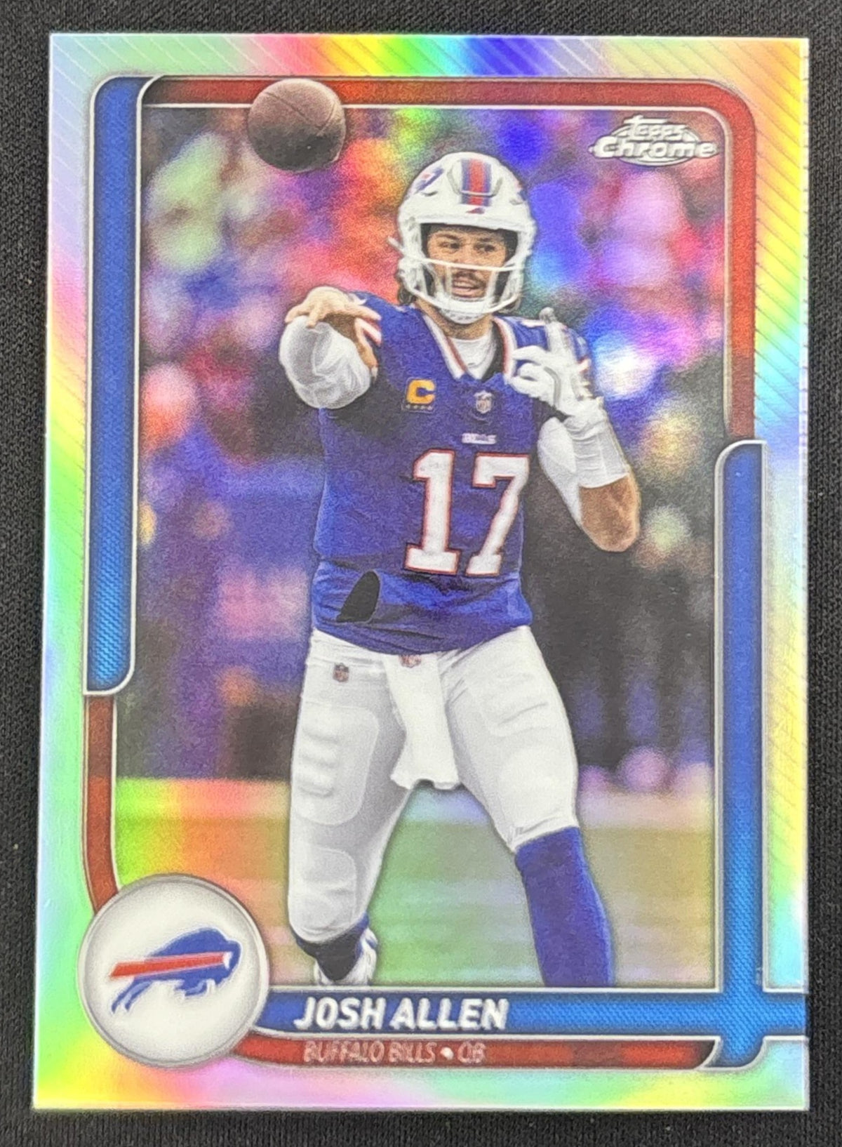 Josh Allen 2026 Topps The Collection Chrome Bills front