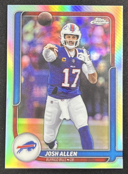 Josh Allen 2026 Topps The Collection Chrome Bills front