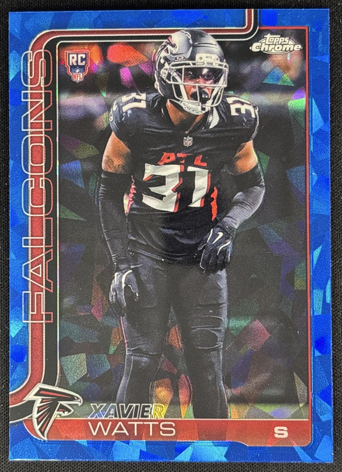 Xavier Watts 2025 Topps Chrome Sapphire Falcons Sports Trading Cards