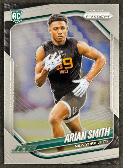 Arian Smith 2025 Prizm Jets Default Title Sports Trading Cards