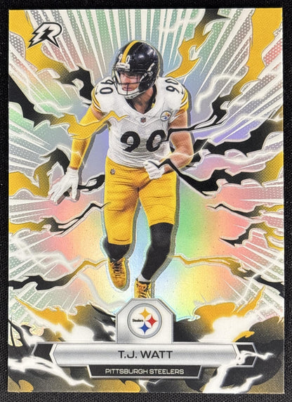 T.J. Watt 2025 Topps Resurgence Refractor Steelers