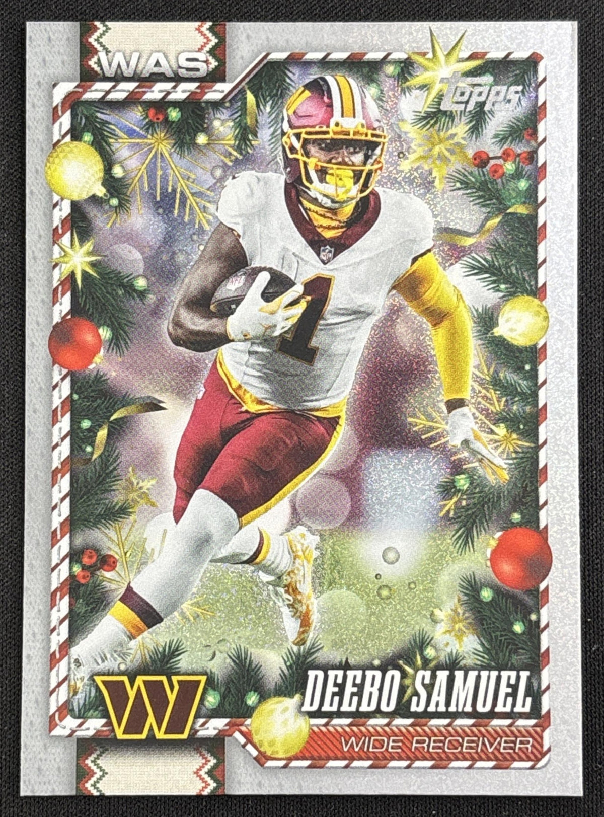 Deebo Samuel 2026 Topps Holiday Glitter Commanders | Washington Commanders