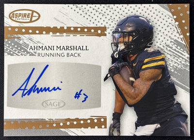 Ahmani Marshall 2025 Aspire Auto Sports Trading Cards