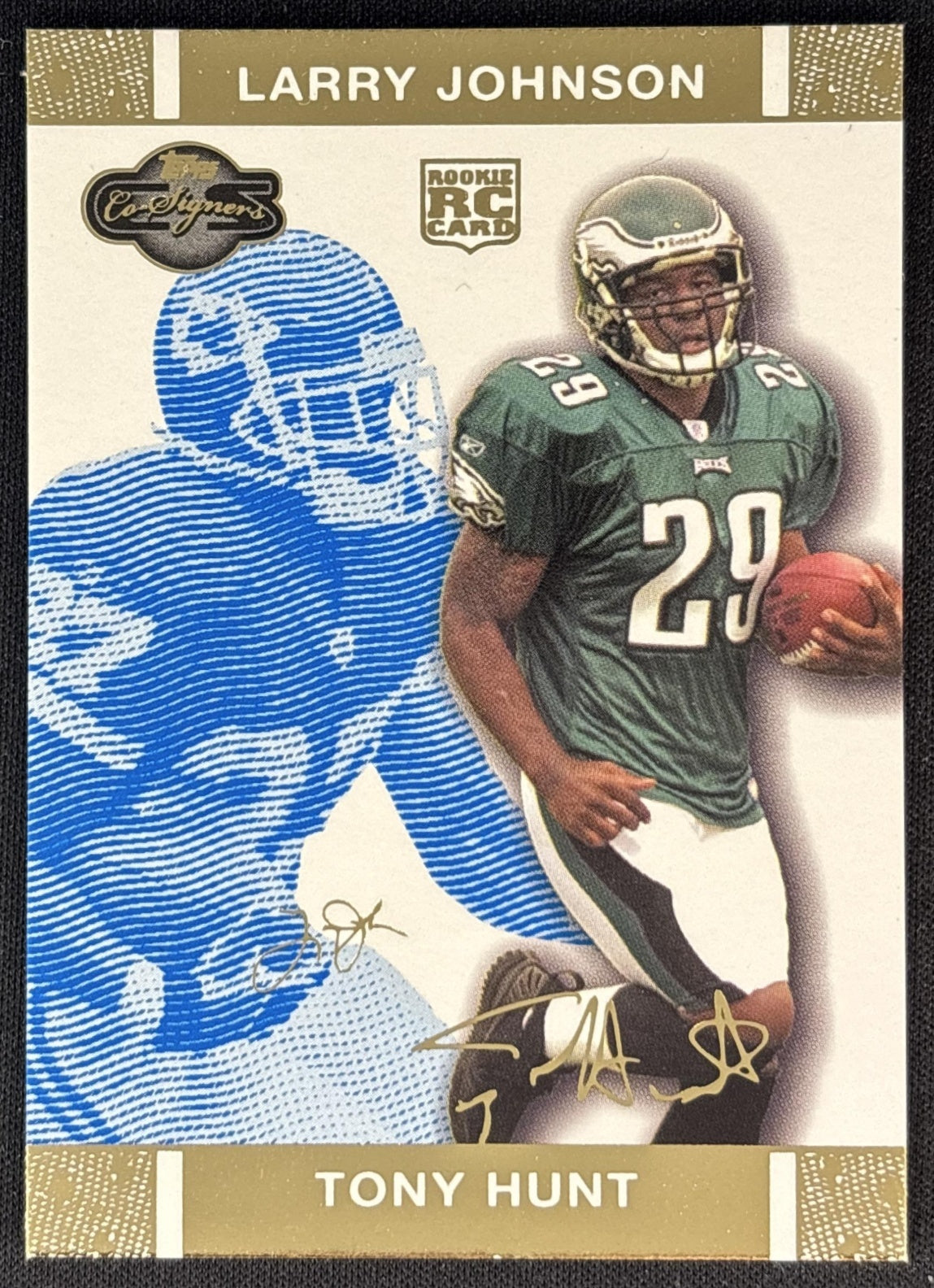 Tony Hunt 2007 Topps Co-Signers /349 Eagles