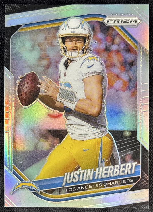 Justin Herbert 2025 Panini Prizm Silver