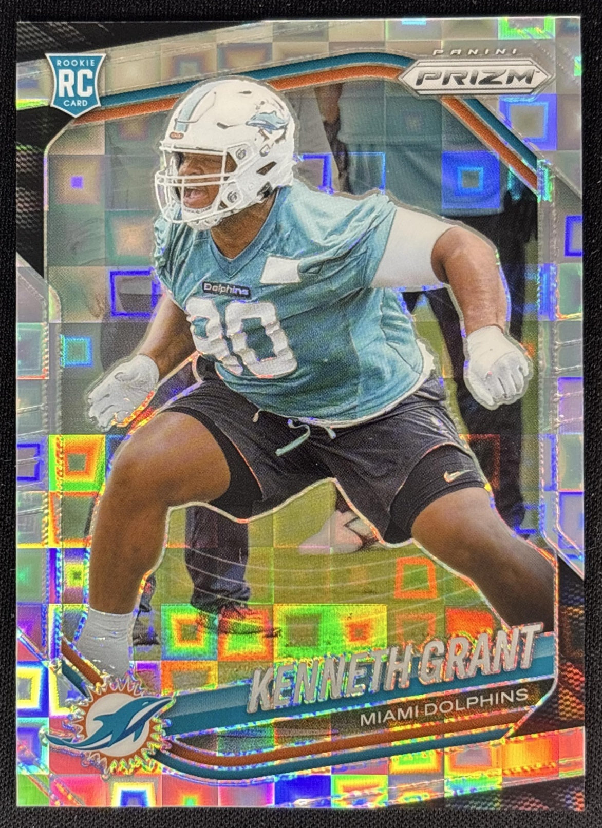 Kenneth Grant 2025 Panini Prizm Pandora /400 Dolphins Sports Trading Cards