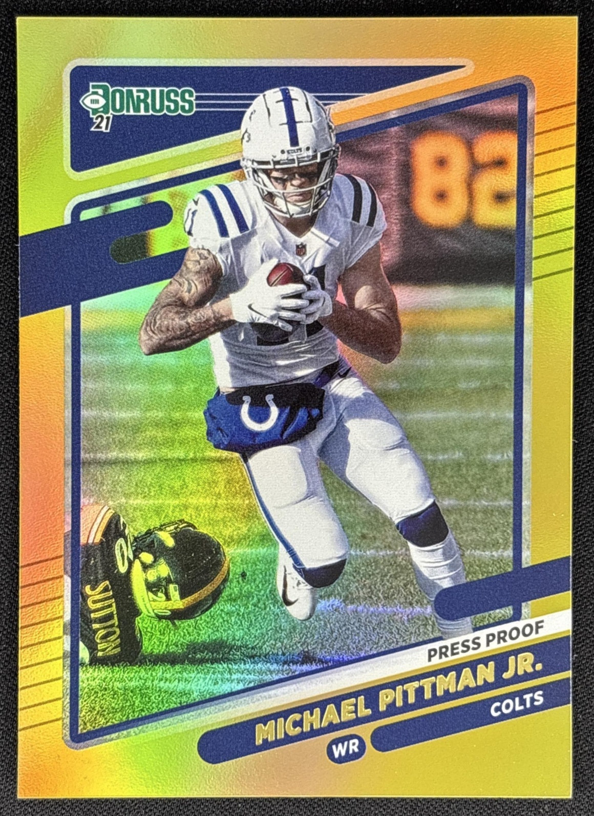 Michael Pittman Jr. 2021 Panini Donruss Press Proof Premium Colts