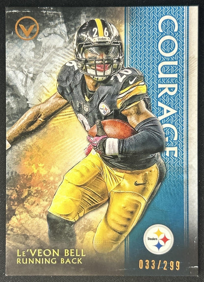 Le Veon Bell 2013 Panini Certified Potential Materials /299 Steelers front
