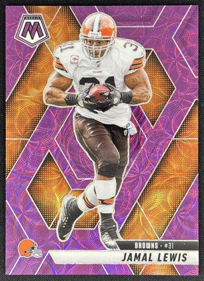 Jamal Lewis 2025 Panini Mosaic Purple Scope Prizm Browns