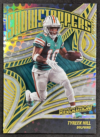 Tyreek Hill 2025 Panini Revolution Showstoppers Dolphins front