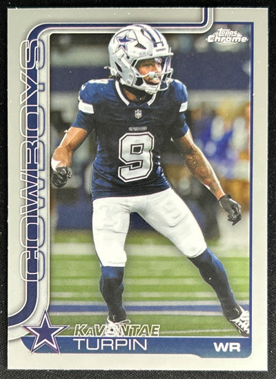 KaVontae Turpin 2025 Topps Chrome Cowboys Default Title Sports Trading Cards