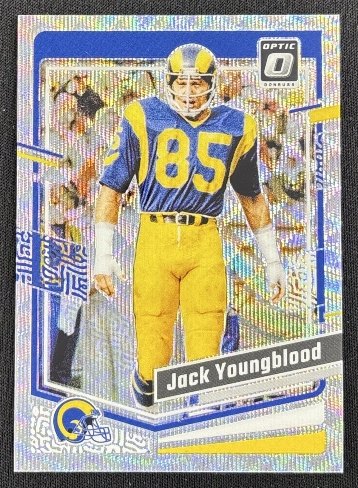 Jack Youngblood 2023 Panini Donruss Optic Wave Prizm /300 Rams