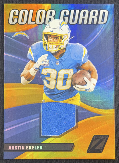 Austin Ekeler 2023 Panini Zenith Color Guard Chargers