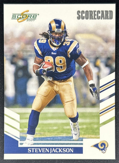 Steven Jackson 2007 Score Scorecard /750 Rams