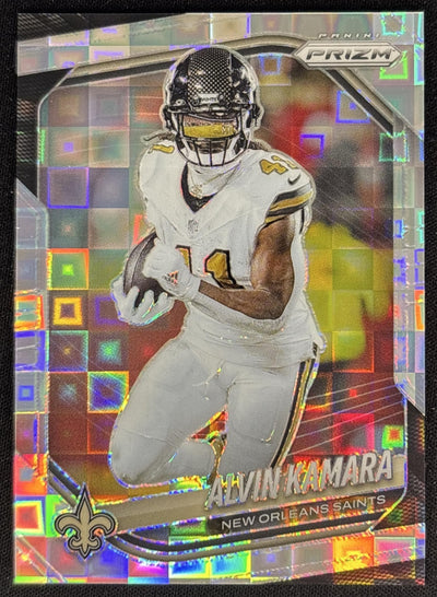 Alvin Kamara 2025 Panini Prizm Pandora /400 Saints Sports Trading Cards