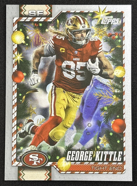 George Kittle 2026 Topps Holiday Glitter 49ers | San Francisco 49ers