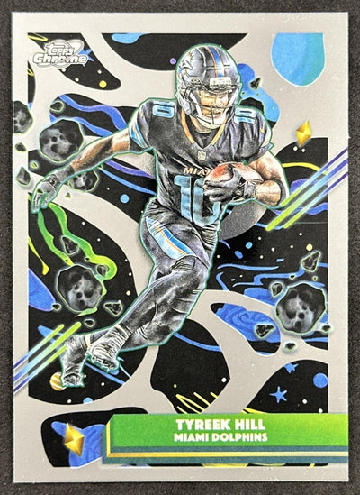 Tyreek Hill 2025 Topps Cosmic Chrome Dolphins Sports Trading Cards
