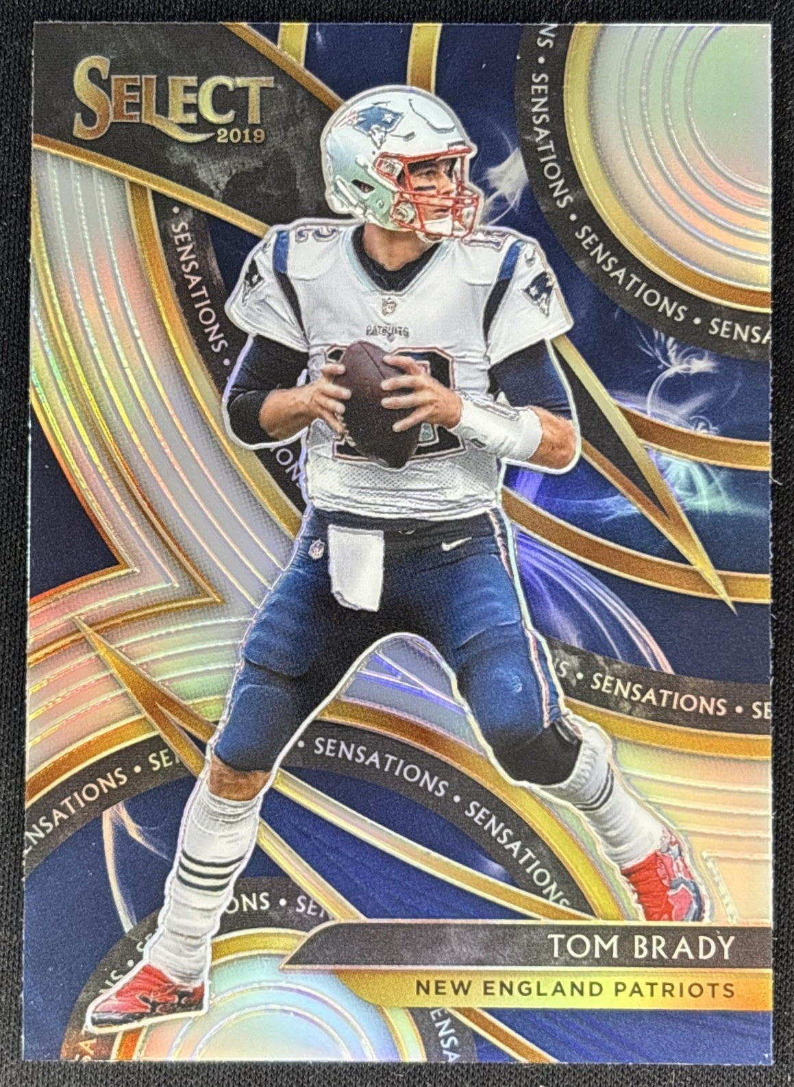 Tom Brady 2019 Panini Select Sensations Prizm Patriots Football