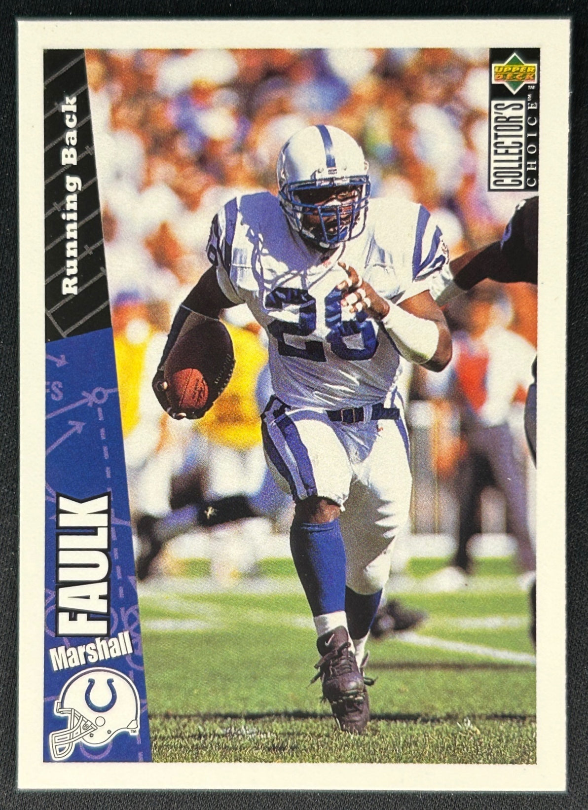 Marshall Faulk 1996 Collector's Choice Colts