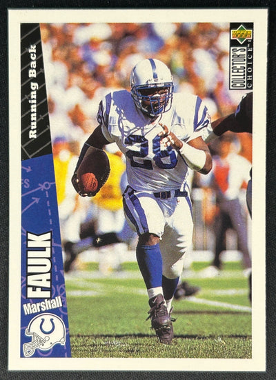 Marshall Faulk 1996 Collector's Choice Colts