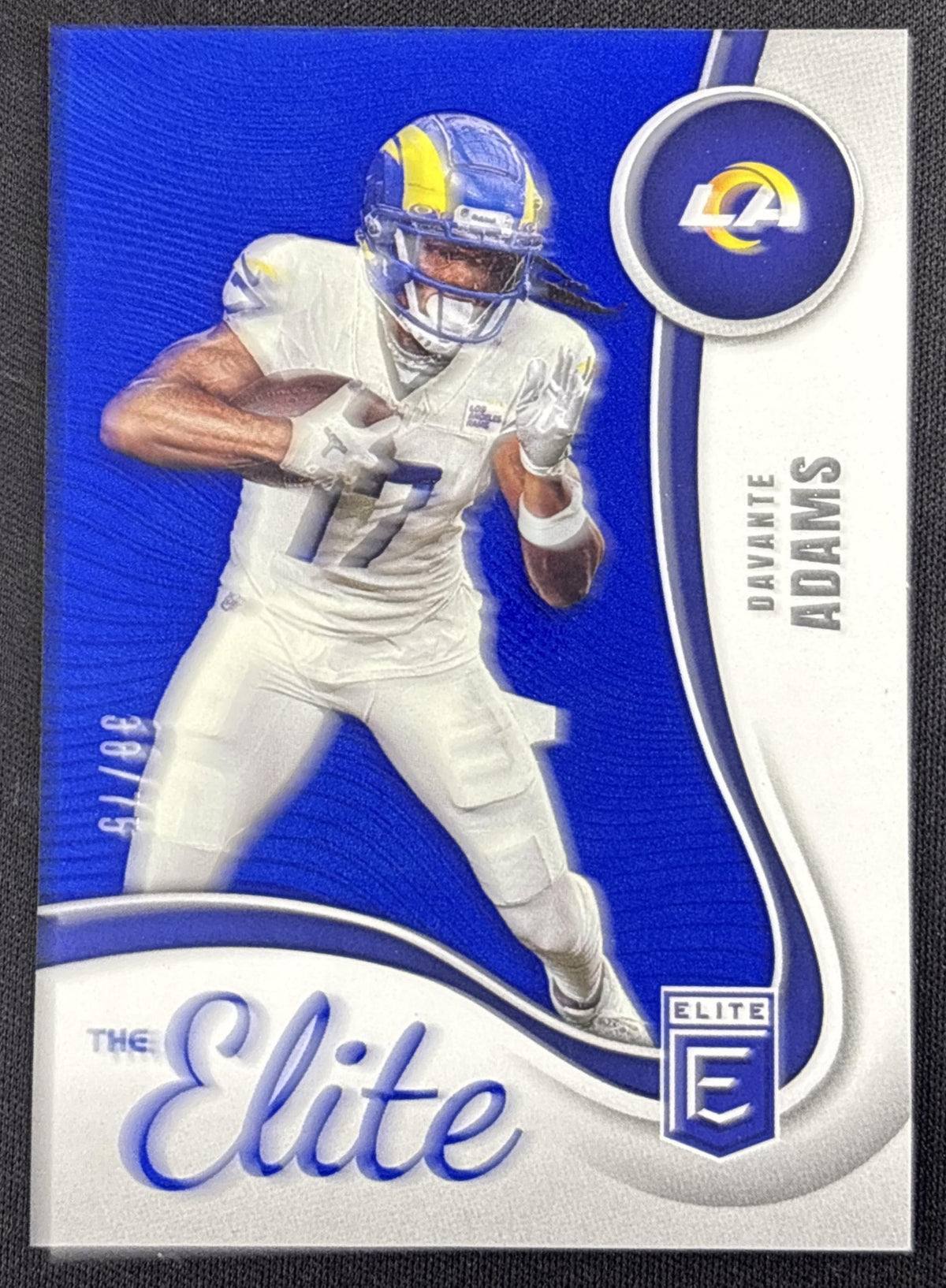 Davante Adams 2025 Panini Donruss Elite The Blue /75 Rams