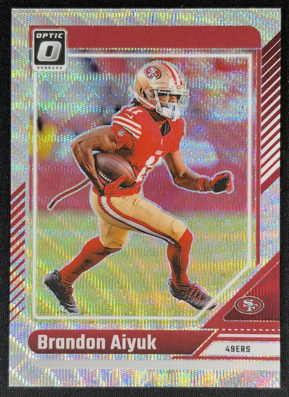 Brandon Aiyuk 2024 Panini Donruss Optic Wave /300 49ers
