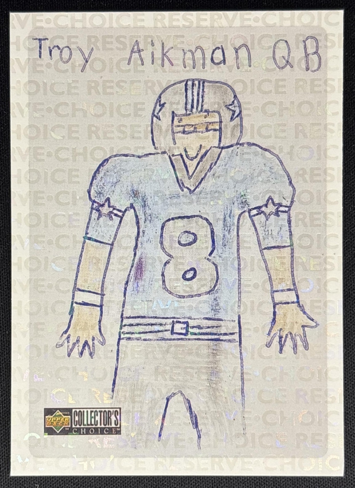 Troy Aikman 1998 Upper Deck Choice Reserve Cowboys Sports Trading Cards