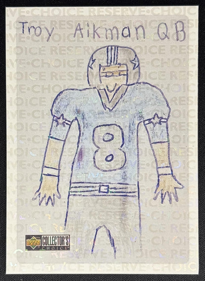 Troy Aikman 1998 Upper Deck Choice Reserve Cowboys Sports Trading Cards
