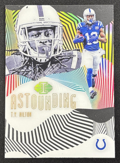 T.Y. Hilton 2019 Panini Illusions Astounding Gold /399 Colts