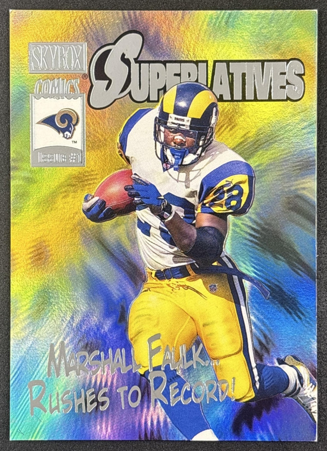Marshall Faulk 2000 Skybox Superlatives Rams