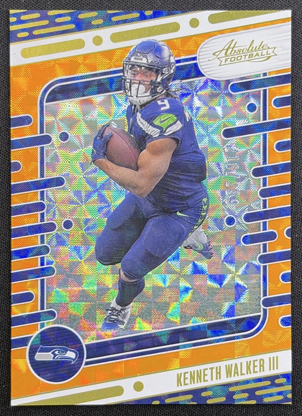 Kenneth Walker III 2024 Panini Absolute Orange Mosaic /299 Seahawks