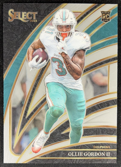 Ollie Gordon II 2025 Panini Select Club Level Dolphins Sports Trading Card