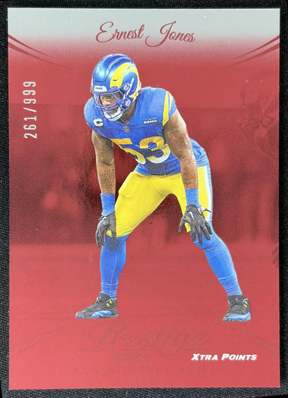 Ernest Jones 2024 Panini Prestige Red Xtra Points /999 Rams