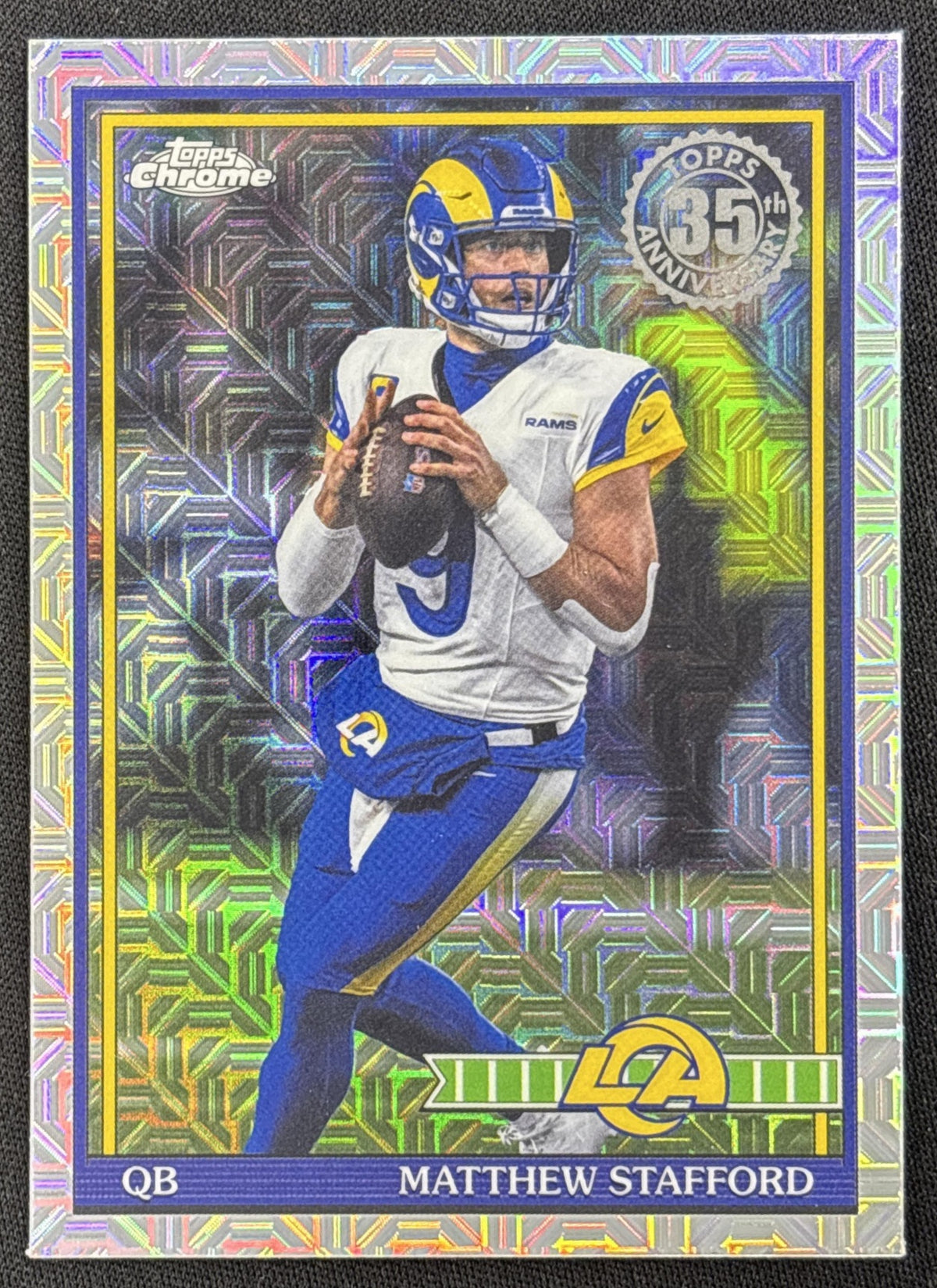 Matthew Stafford 2026 Topps 1991 Chrome Mojo Refractor Rams