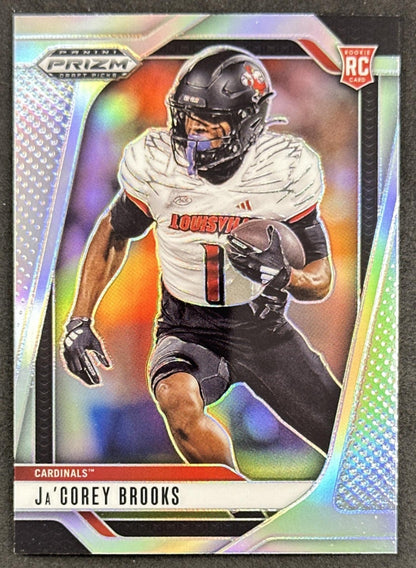 Ja'Corey Brooks 2025 Panini Prizm Draft Picks Silver Cardinals Sports Trading Cards